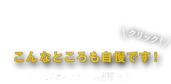 こんなところも自慢です